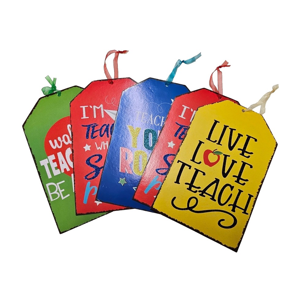 NEW faux‎ wooden decorative tags